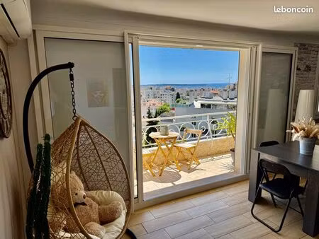 appartement 3 pièces vue mer