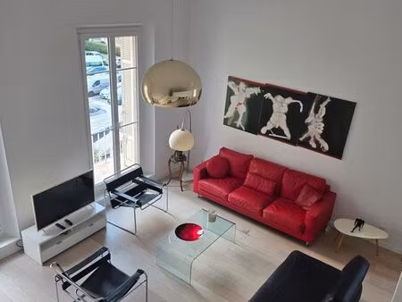 cannes montfleury – résidence le gallia – superbe 2/3 pièces atypique avec terrasse  cave 