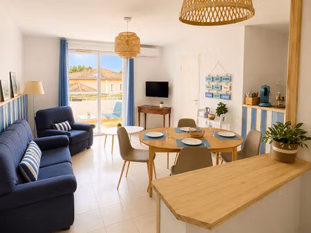 appartement t3 climatise- 3 pièce(s) - 53.76 m2
