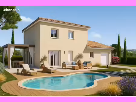 projet de construction d'une maison 90 m² avec terrain à blyes (01)