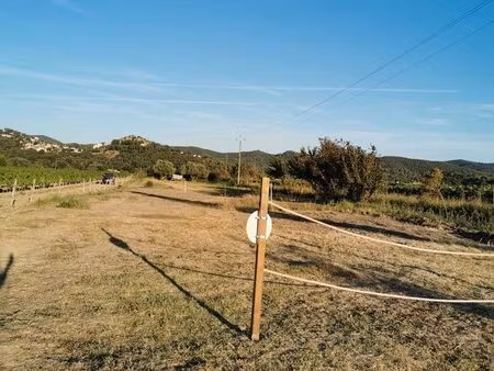 terrain agricole plat 3500 m2 entre cuers et pierrefeu