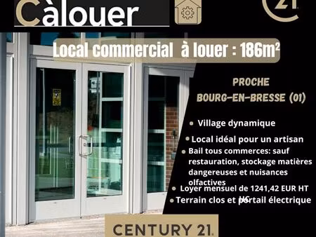 local 186 m² bourg en bresse