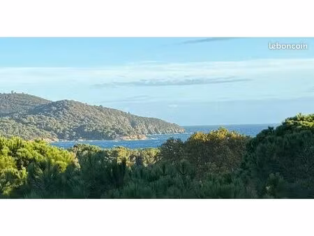villa avec terrain et pc - plage de gigaro à pied