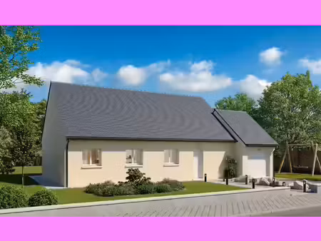 terrain avec maison neuve à vendre