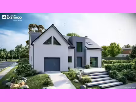 terrain avec maison neuve à vendre