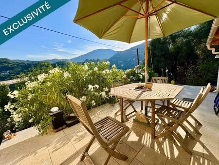 sainte-agnès – maison 5 pièces avec vue mer sur plus de 6 500 m² de terrain