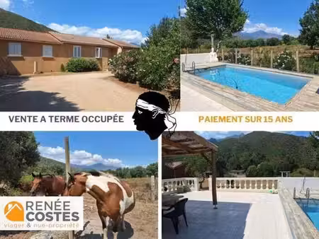 vente à terme occupée sur 180 mois - castello di rostino (20235)