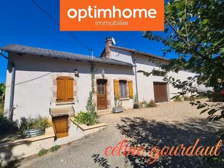 maison 5 pces  100 m² – grange 85 m² – terrain 5 250 m² dont parcelle constructible – chât