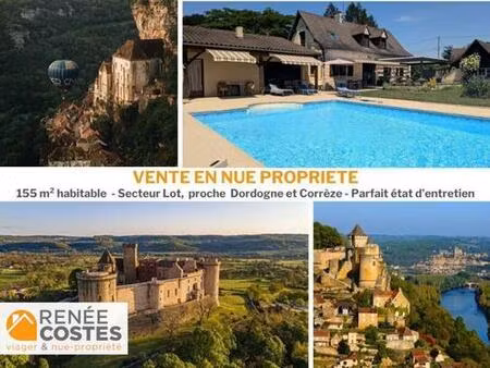 vente en nue propriété - h81 ans - souillac (46200)