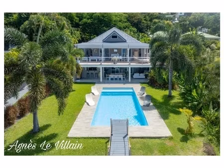 villa de prestige avec vue panoramique sur la mer des caraïbes