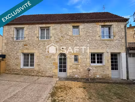 belle maison de village en pierre avec jardin et garage st cyprien