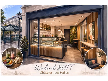 fonds de commerce à vendre paris 1er arrondissement 2 pièce(s) 60m2 129 600€