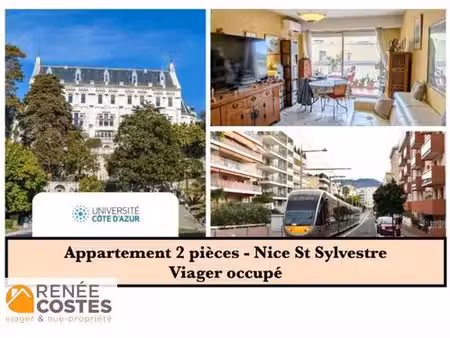 viager occupé - f80 ans - nice (06100)