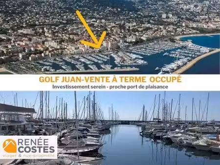 vente à terme occupée sur 120 mois - vallauris (06220)