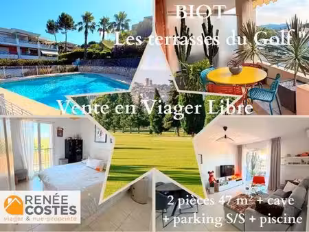 viager libre - f66 ans - biot (06410)
