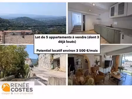 viager libre - f73-h76 ans - grasse (06130)