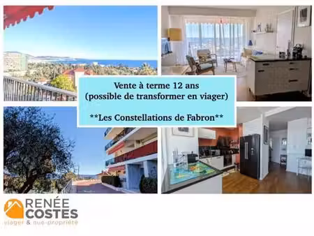 vente à terme occupée sur 144 mois - nice (06200)
