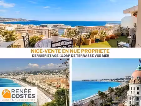 vente en nue propriété - f73-h77 ans - nice (06200)