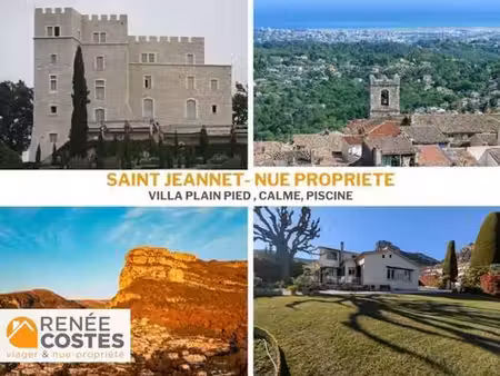 vente en nue propriété - f96-h93 ans - st jeannet (06640)