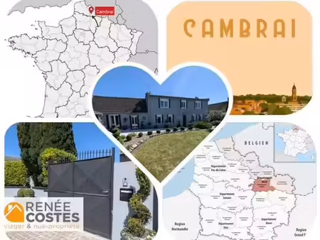 vente en nue propriété - f62-h68 ans - cambrai (59400)
