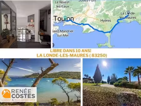 vente à terme occupée sur 120 mois - la londe les maures (83250)