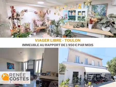 viager libre - f83-h86 ans - toulon (83100)