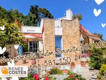 vente en nue propriété - f90-h95 ans - toulon (83000)