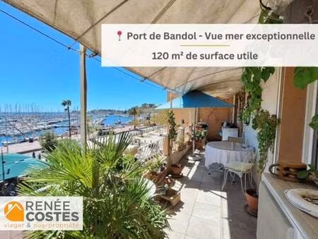 vente en nue propriété - h77 ans - bandol (83150)