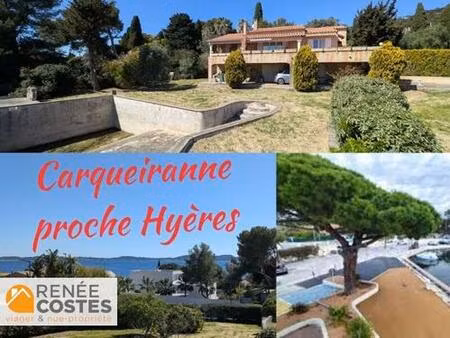 viager libre - h77 ans - carqueiranne (83320)