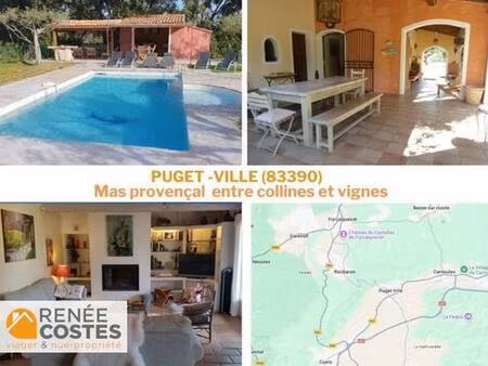 vente à terme occupée sur 60 mois - puget ville (83390)