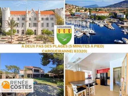 vente en nue propriété - f84 ans - carqueiranne (83320)