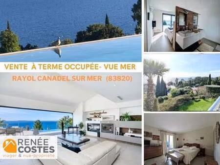 vente à terme occupée sur 96 mois - rayol canadel sur mer (83820