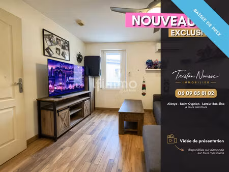 maison de village - 2 faces - 59 m2 - 2 chambres