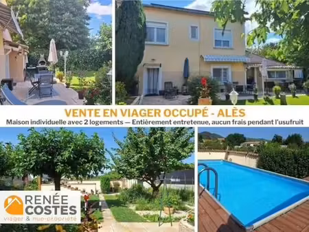 viager occupé - h73 ans - ales (30100)