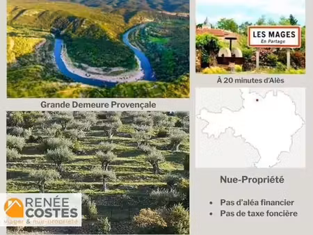 vente en nue propriété - h91 ans - ales (30100)