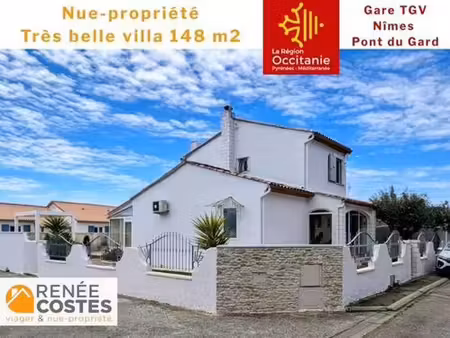 vente en nue propriété - f77-h80 ans - nimes (30000)