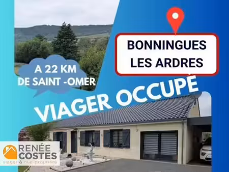 viager occupé - f67-h62 ans - bonningues les ardres (62890)