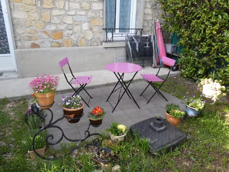 appartement 2 pièces meublé 35 m2 avec jardin