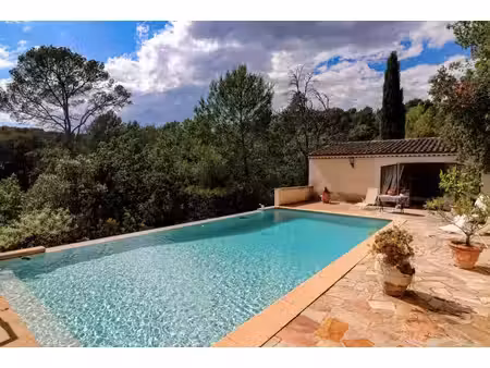 flayosc  charmante villa au calme  piscine   vue sur les vignes. grand terrain de 6000m2.