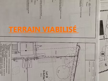 vente terrain 623 m² mauves-sur-loire (44470)