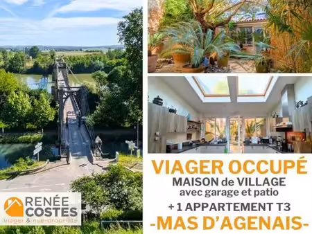 viager occupé - h65 ans - le mas d agenais (47430)