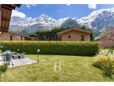 barnes chamonix - les bossons - chalet - 3 chambres - vue panoramique massif du mont...