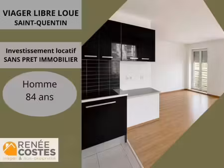 viager libre - h84 ans - st quentin (02100)