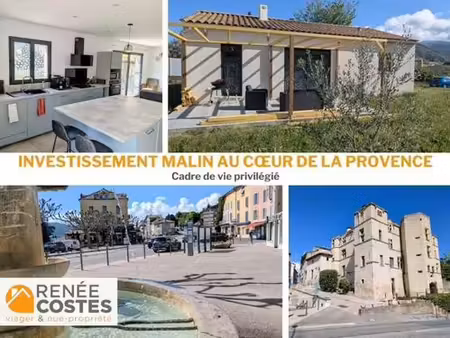 viager occupé - h76 ans - chateau arnoux st auban (04160)