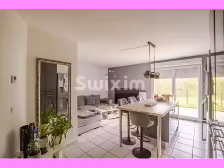 appartement meublé t4 de 73m2 avec terrasse et jardin!