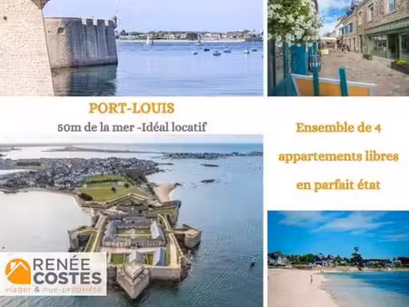viager libre - f76 ans - port louis (56290)