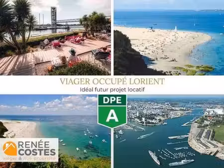 viager occupé - h77 ans - lorient (56100)
