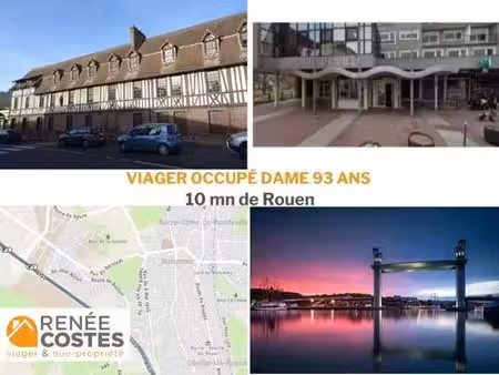 viager occupé - f93 ans - maromme (76150)