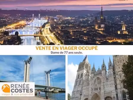viager occupé - f77 ans - rouen (76000)