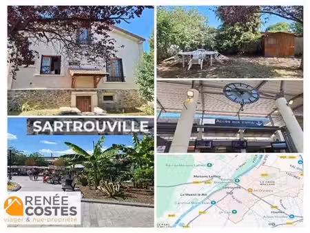 vente en nue propriété - h75 ans - sartrouville (78500)